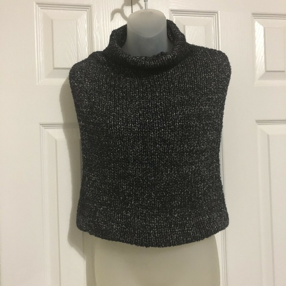 Zara Tops Zara Knit Sweater Small Gray Sleeveless Vest Poshmark